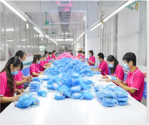 Real packing area at Toy Gift Supply plush toy factory