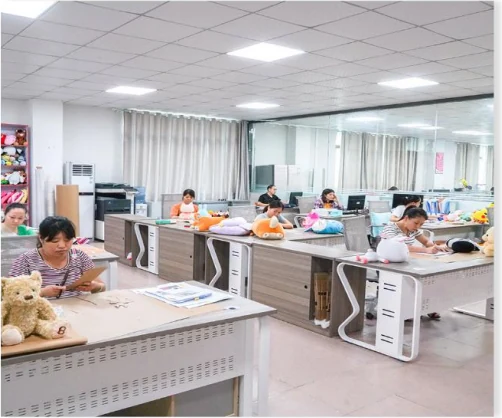 Real r&d & sample development area at Toy Gift Supply plush toy factory