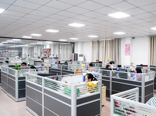 Real sales support area at Toy Gift Supply plush toy factory