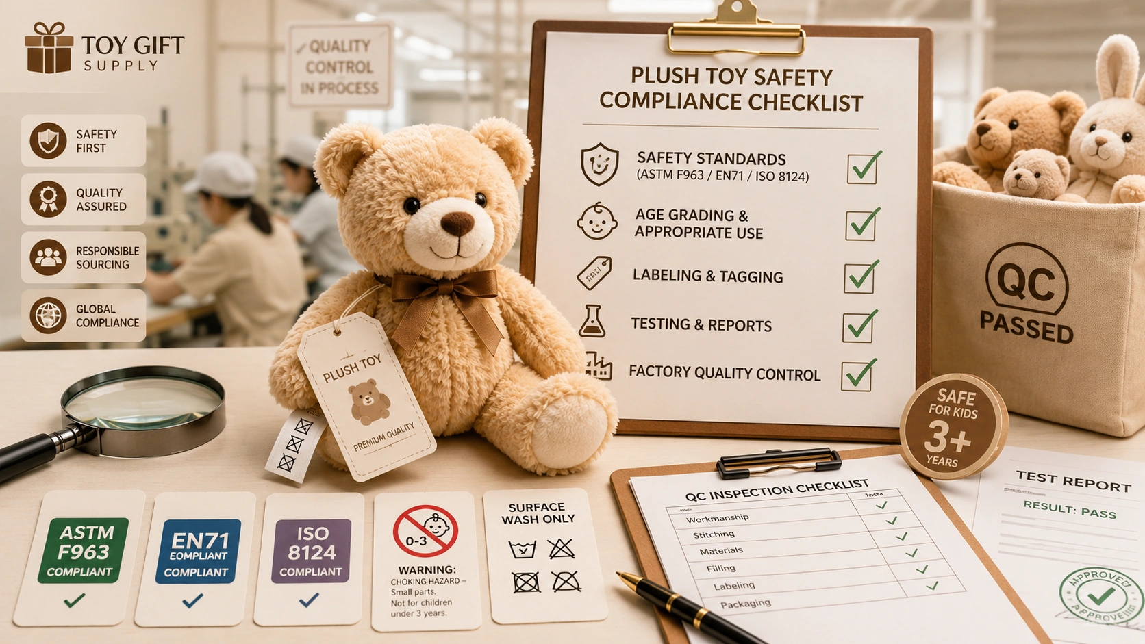 Plush Toy Safety Compliance Checklist for Wholesale Buyers