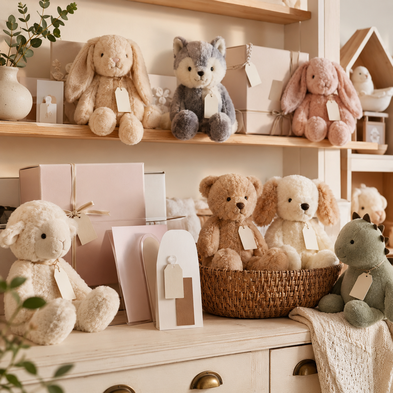 Licensed plush display image