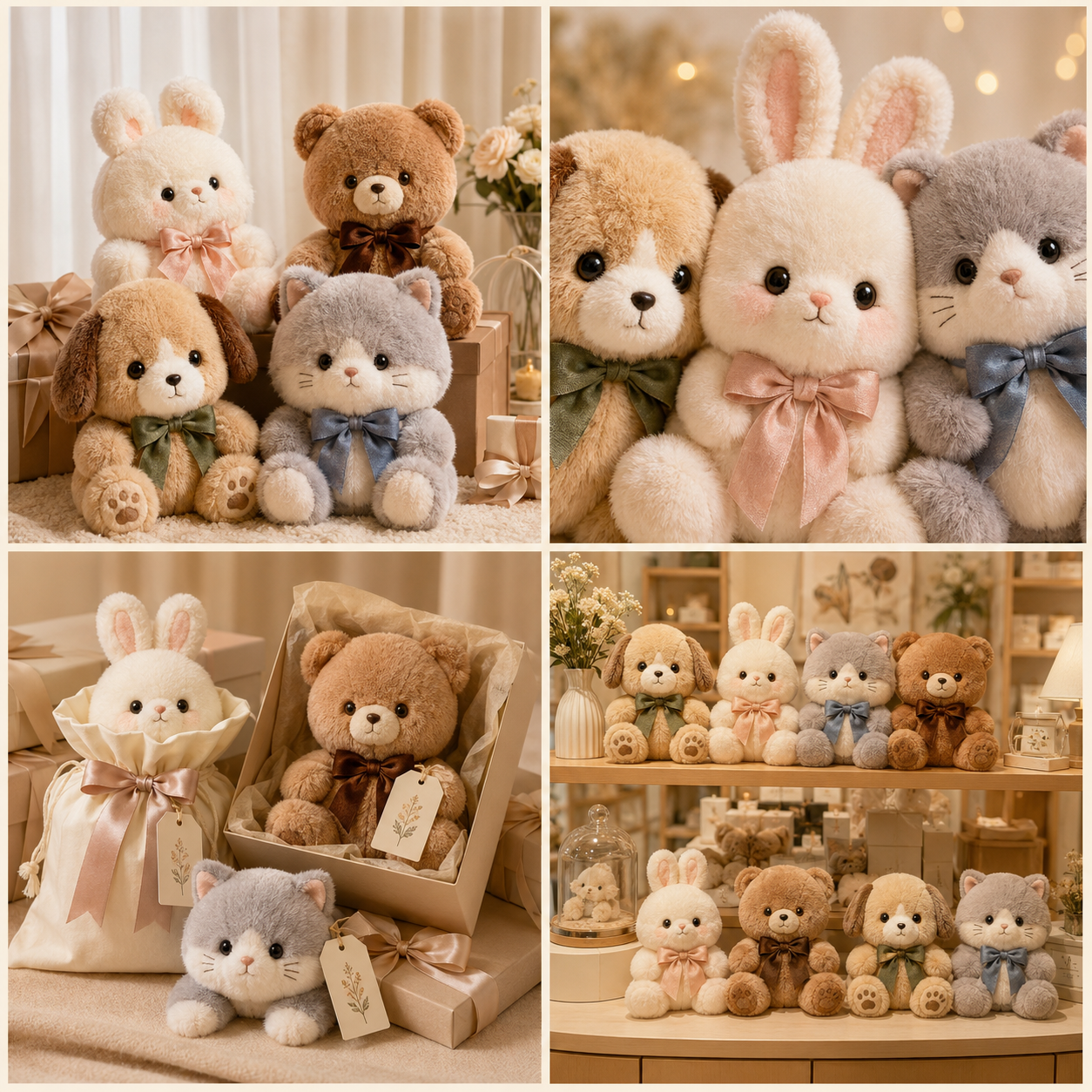 Character plush gift series for licensed-market wholesale
