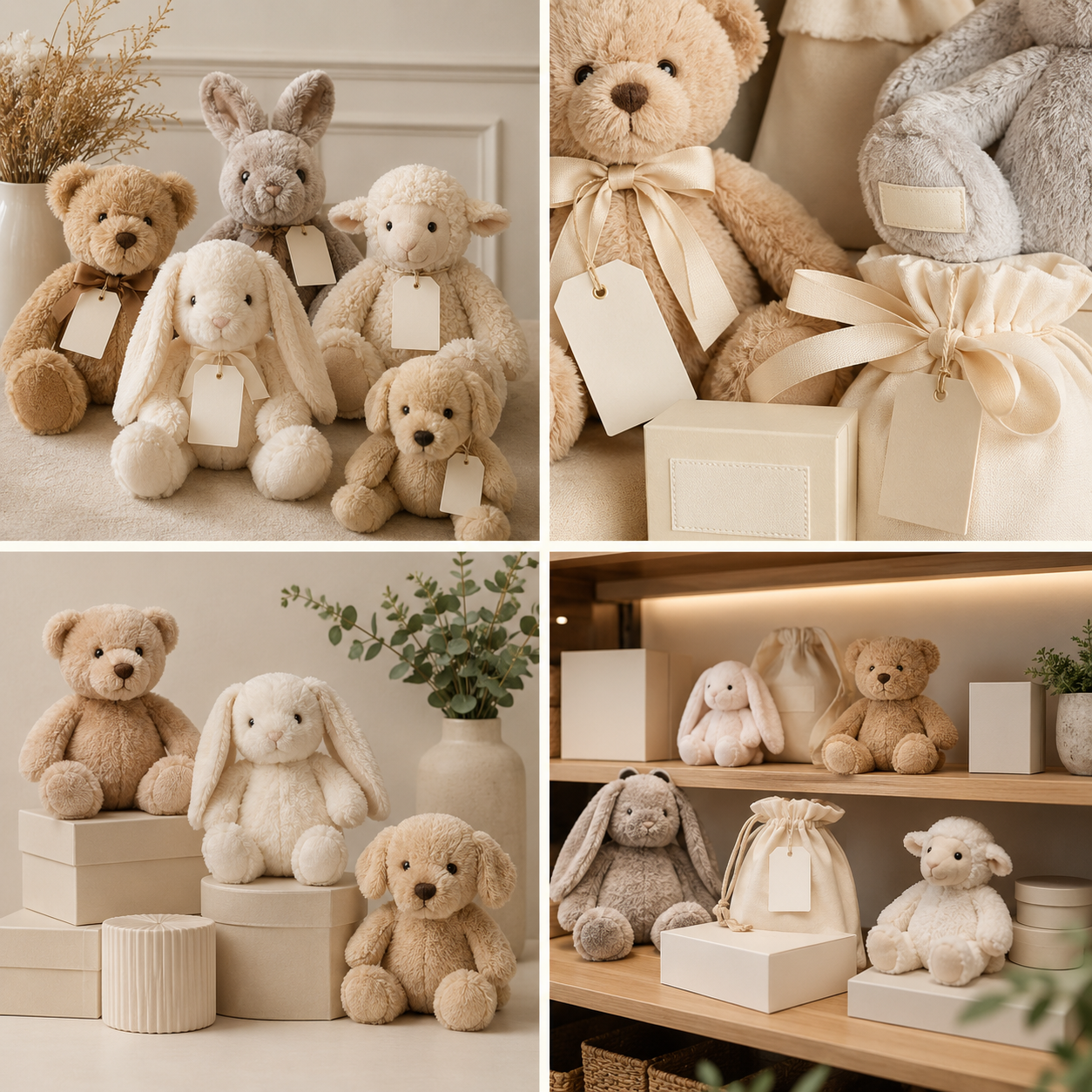 Seasonal plush collection for retail campaigns