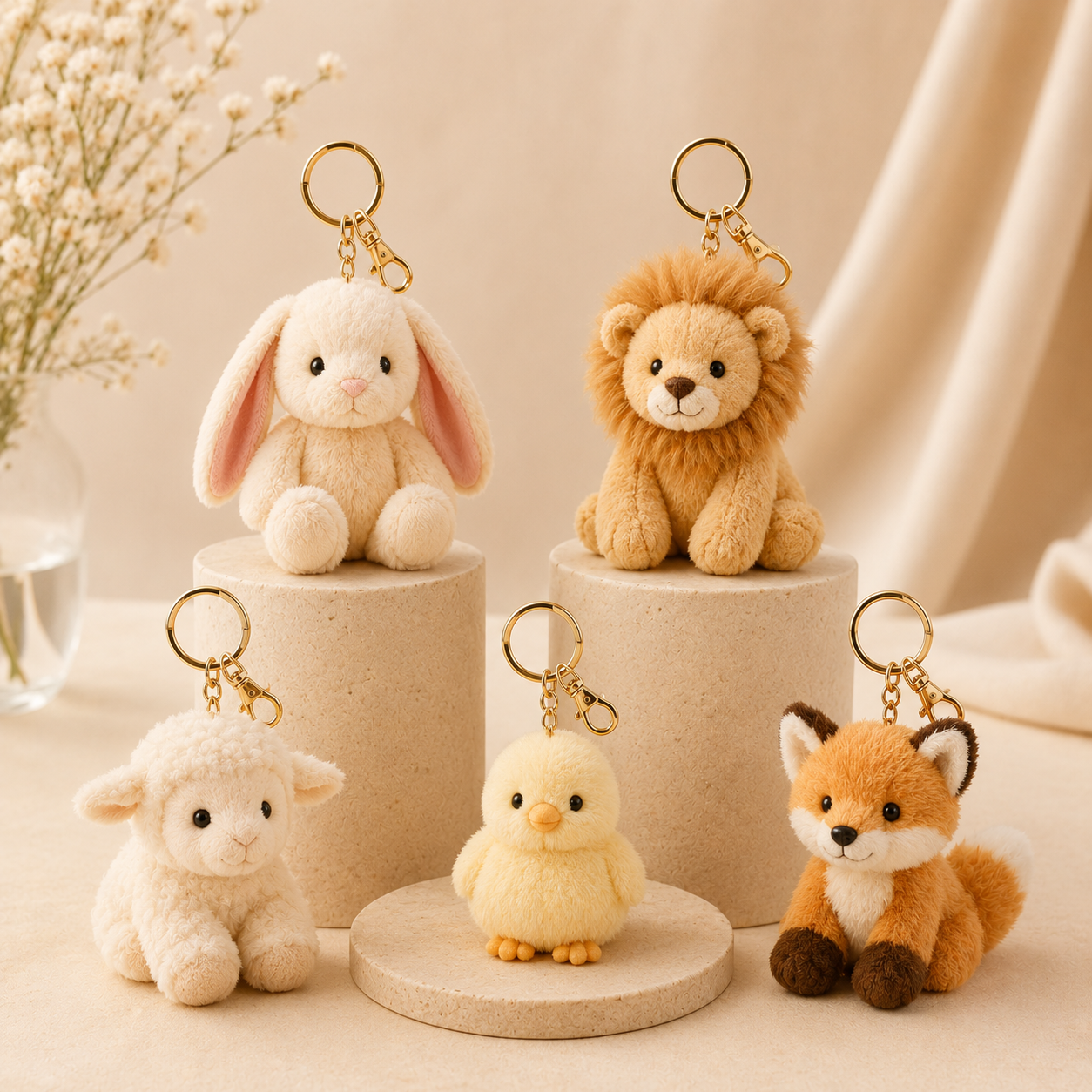 Mini Plush Keychain