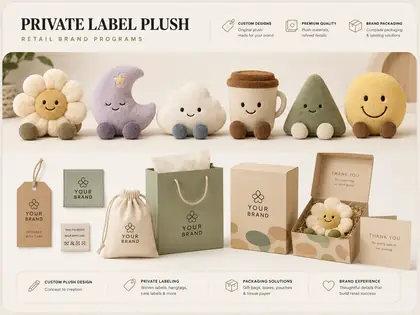 Private label plush product preview