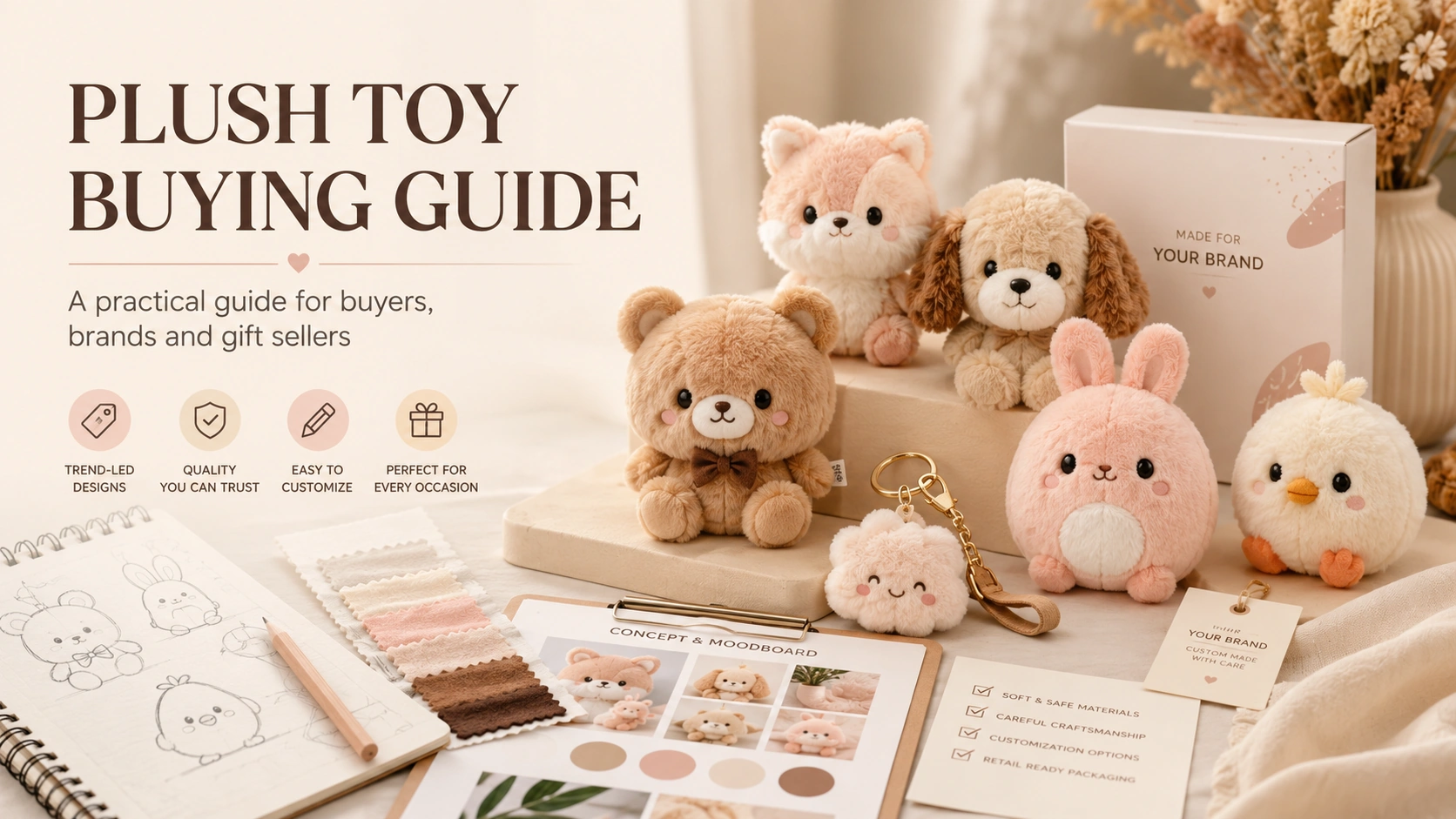 Plush toy buying guide for brands and gift sellers